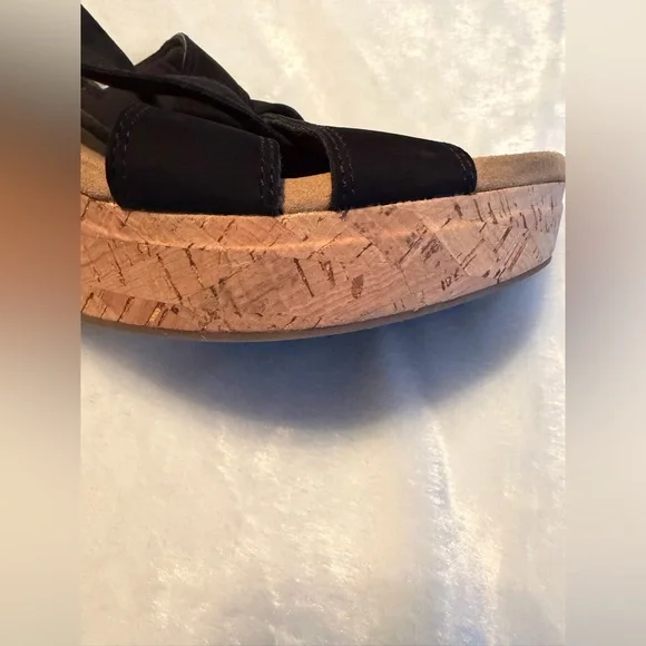Clark’s Cork Wedge Sandals - Picture 7 of 14